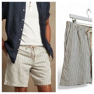 Banana Republic  8” Ombre Blue Linen Blend Shorts Men’s Size M Casual Summer